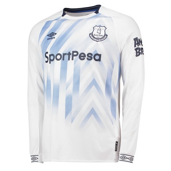 Camiseta Everton Tercera equipación ML 2018-2019 Blanco